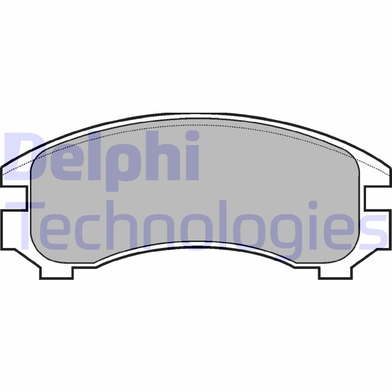 Delphi Diesel Remblokset LP546