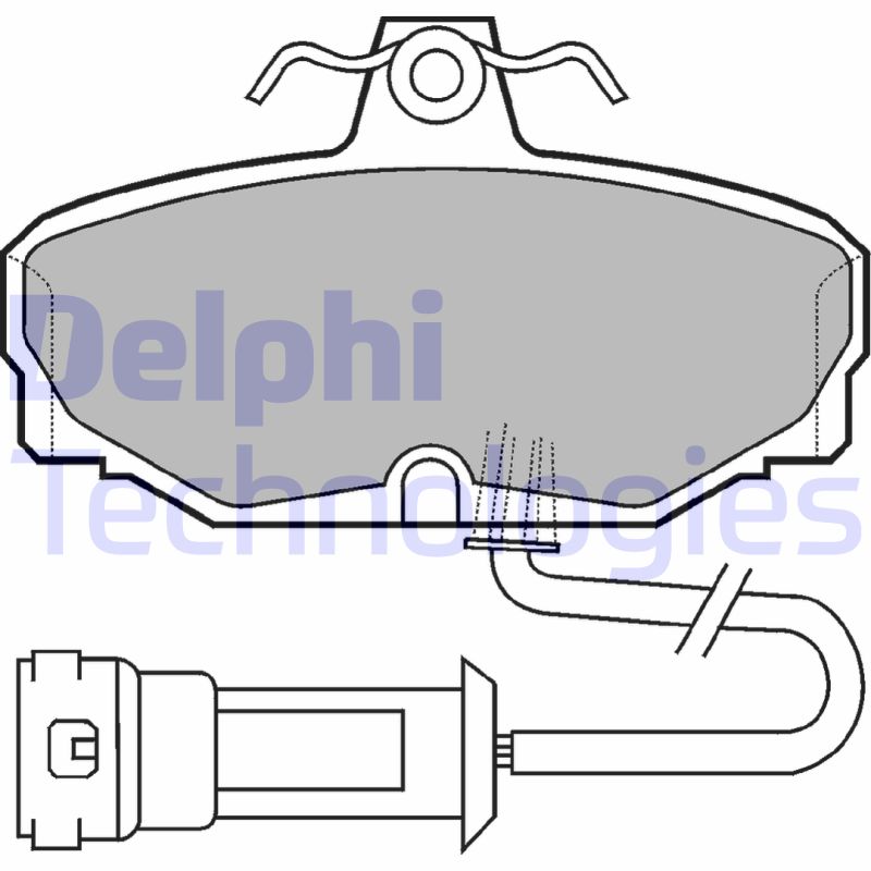 Delphi Diesel Remblokset LP557