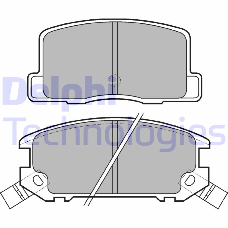 Delphi Diesel Remblokset LP574