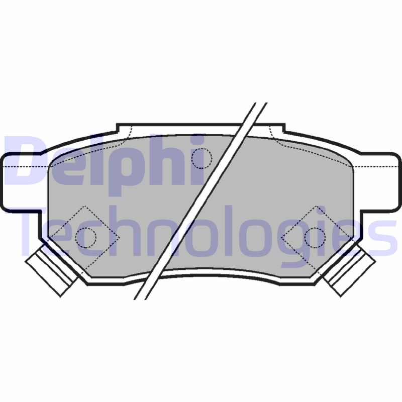 Delphi Diesel Remblokset LP625