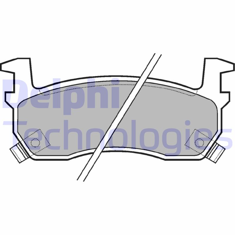 Delphi Diesel Remblokset LP635