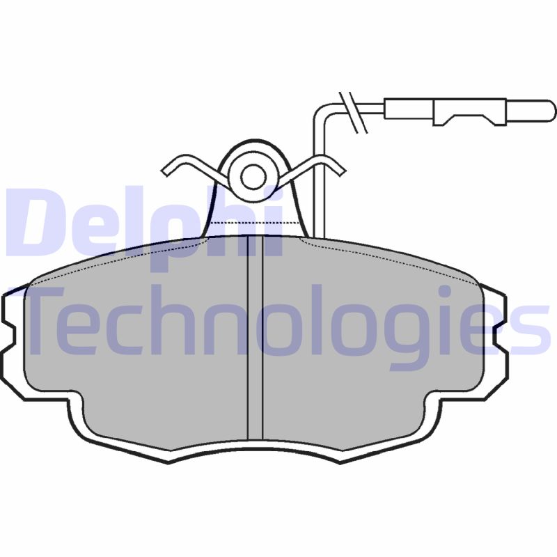 Delphi Diesel Remblokset LP695