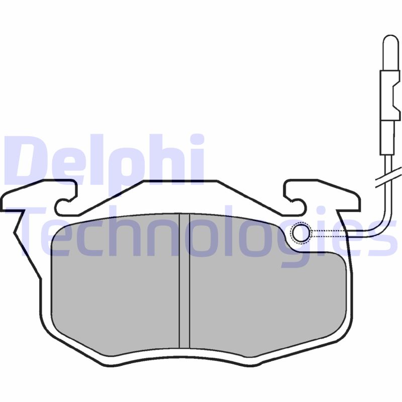 Delphi Diesel Remblokset LP696