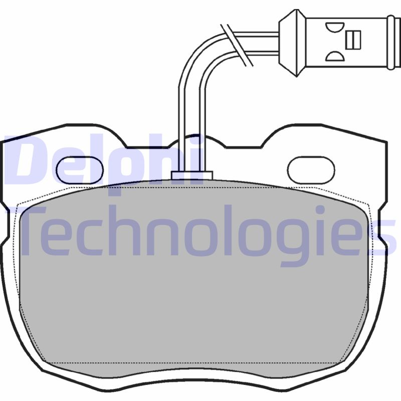 Delphi Diesel Remblokset LP730