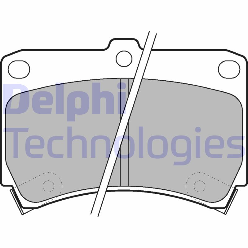 Delphi Diesel Remblokset LP743
