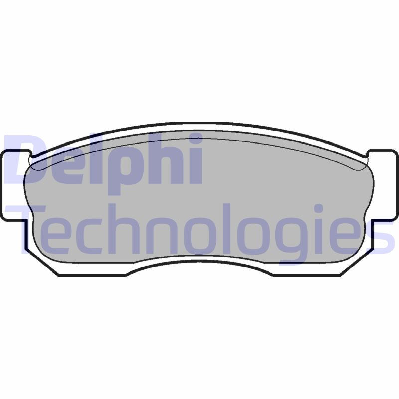 Delphi Diesel Remblokset LP744