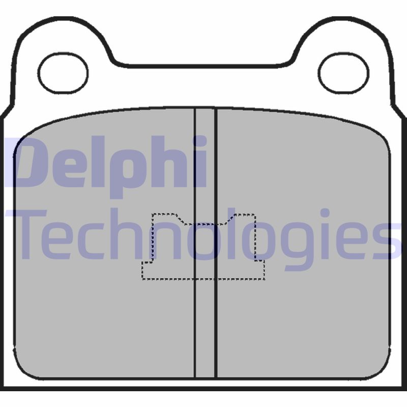 Delphi Diesel Remblokset LP76