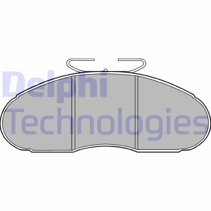 Delphi Diesel Remblokset LP828