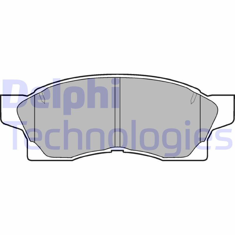 Delphi Diesel Remblokset LP867