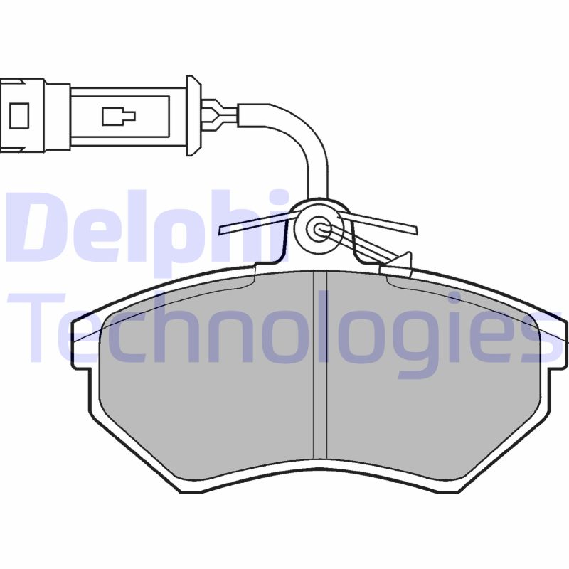 Delphi Diesel Remblokset LP884