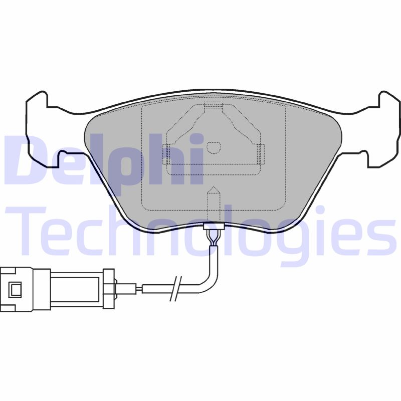 Delphi Diesel Remblokset LP886