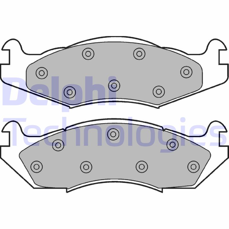 Delphi Diesel Remblokset LP889