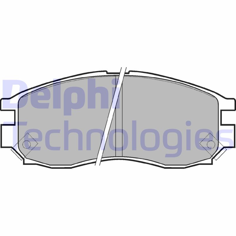 Delphi Diesel Remblokset LP961