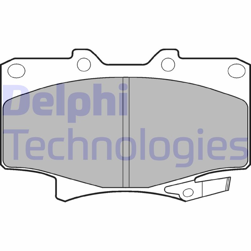 Delphi Diesel Remblokset LP962