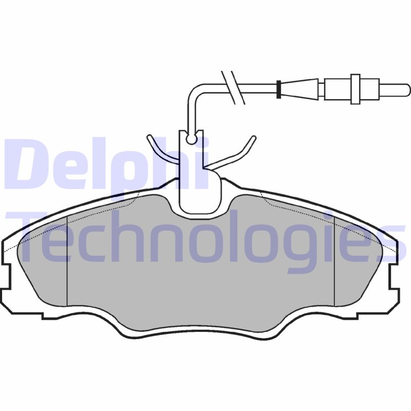 Delphi Diesel Remblokset LP985