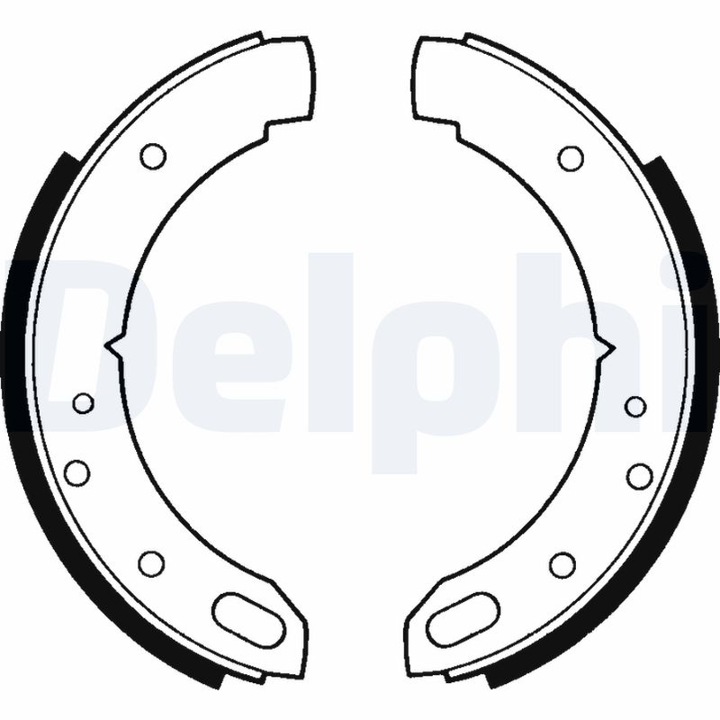 Delphi Diesel Remschoenset, parkeerrem LS1169