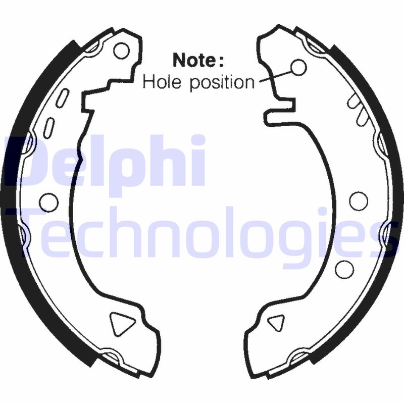 Delphi Diesel Remschoen set LS1434