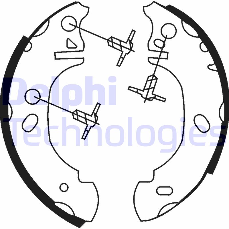 Delphi Diesel Remschoen set LS1631