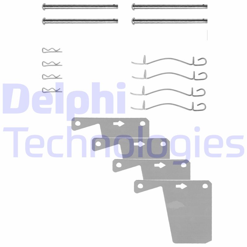 Delphi Diesel Rem montageset LX0174
