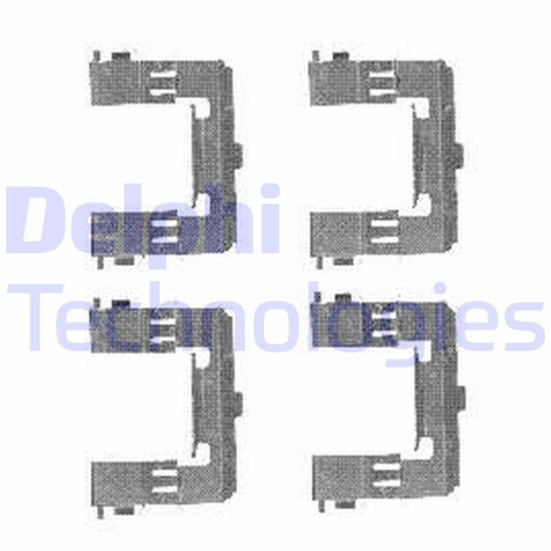 Delphi Diesel Rem montageset LX0452