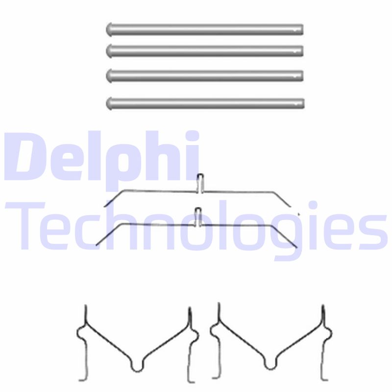 Delphi Diesel Rem montageset LX0470