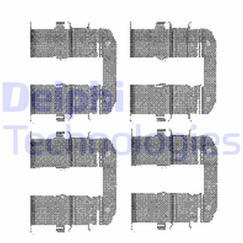 Delphi Diesel Rem montageset LX0482