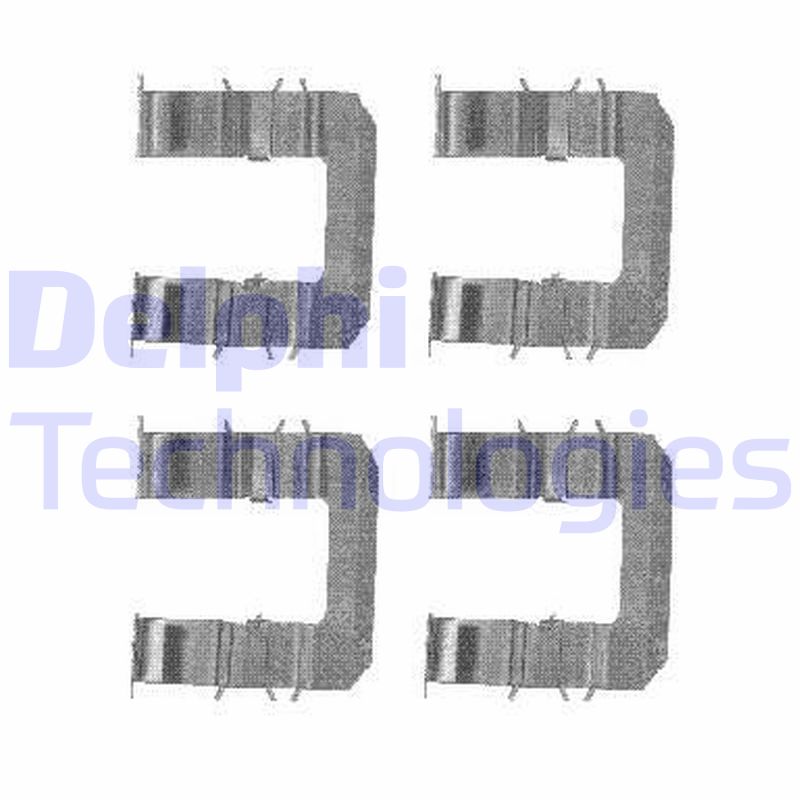 Delphi Diesel Rem montageset LX0483