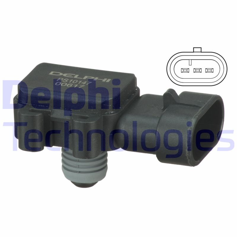 Delphi Diesel Vuldruk sensor PS10147