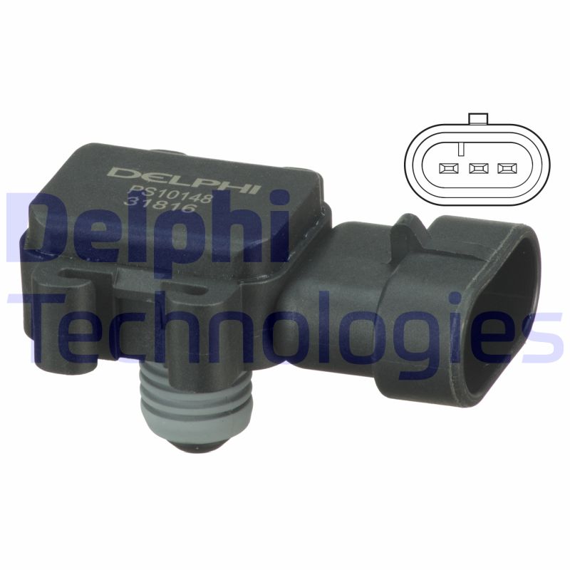Delphi Diesel MAP sensor PS10148