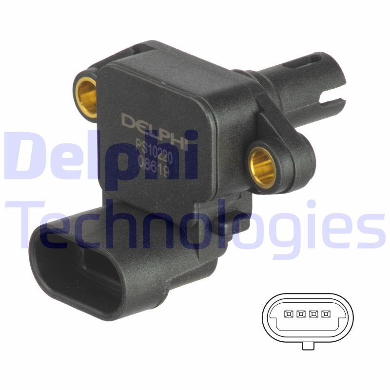 Delphi Diesel Vuldruk sensor PS10220
