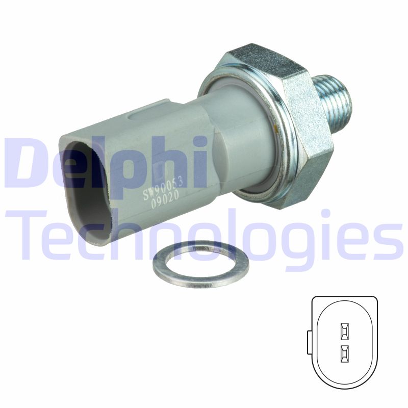Delphi Diesel Oliedrukschakelaar SW90053