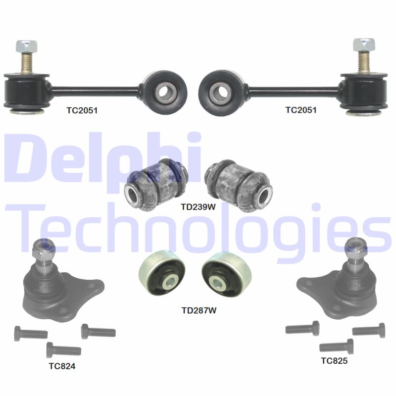 Delphi Diesel Draagarm reparatieset TC1970KIT