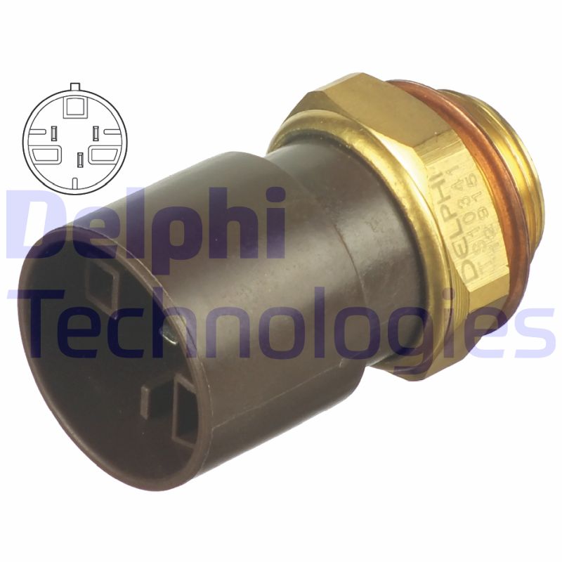 Delphi Diesel Temperatuurschakelaar TS10341