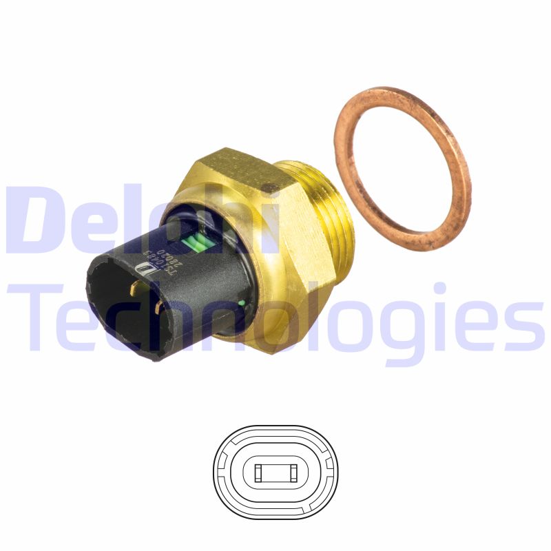 Delphi Diesel Temperatuursensor TS10483