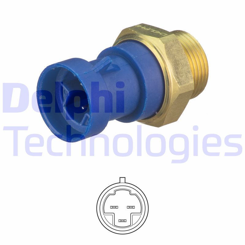 Delphi Diesel Temperatuurschakelaar TS10513