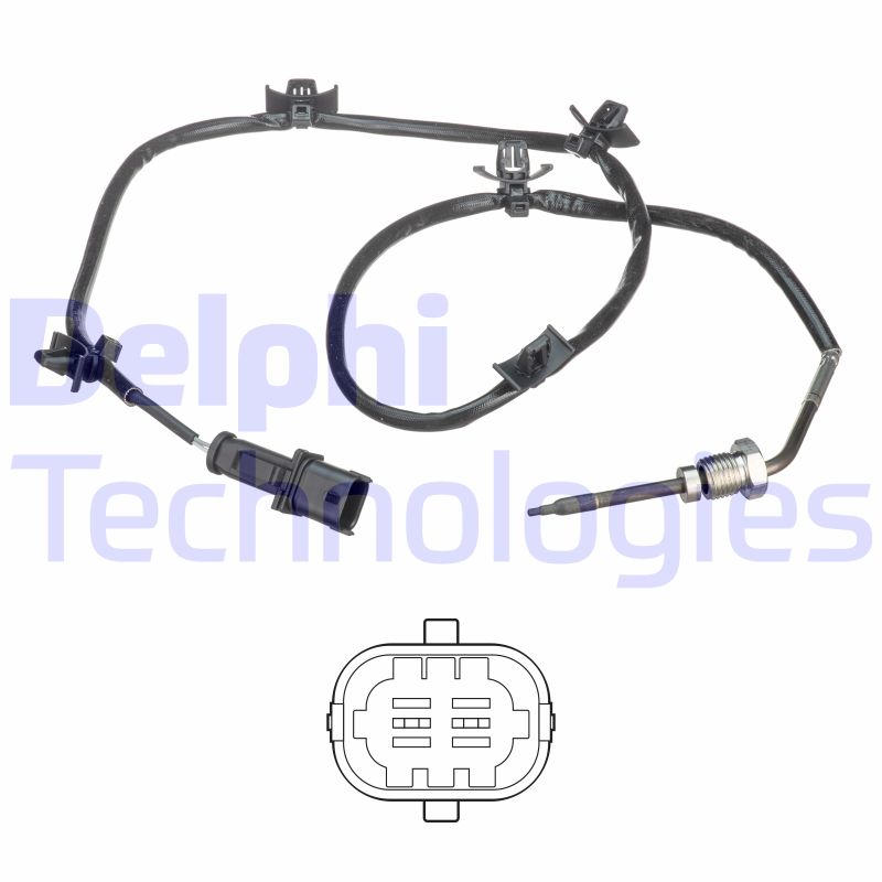 Delphi Diesel Sensor uitlaatgastemperatuur TS30216