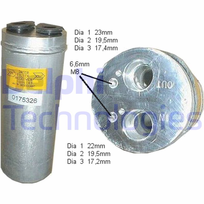 Delphi Diesel Airco droger/filter TSP0175326
