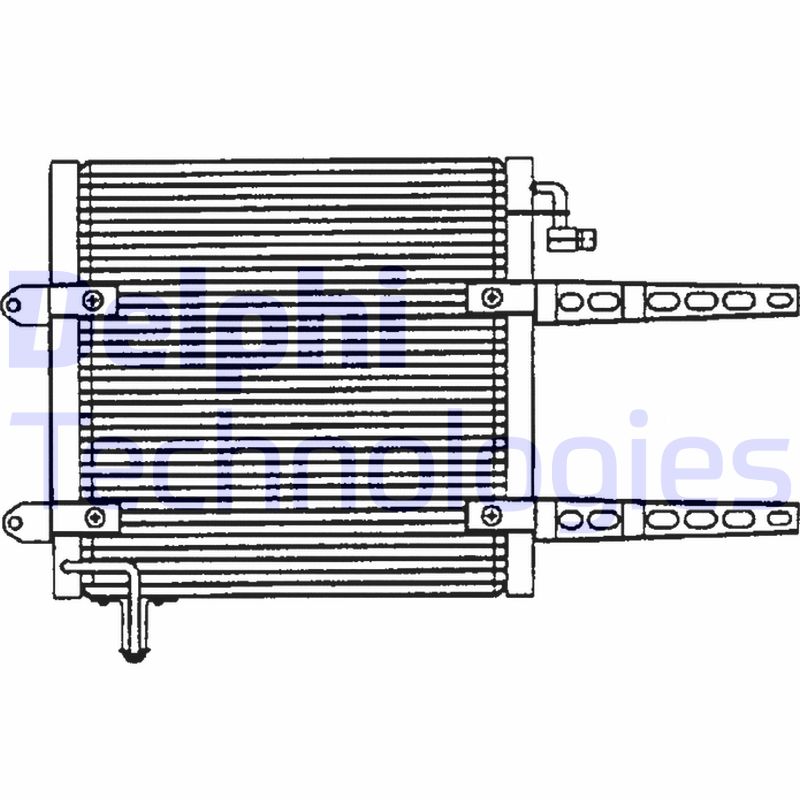 Delphi Diesel Airco condensor TSP0225205