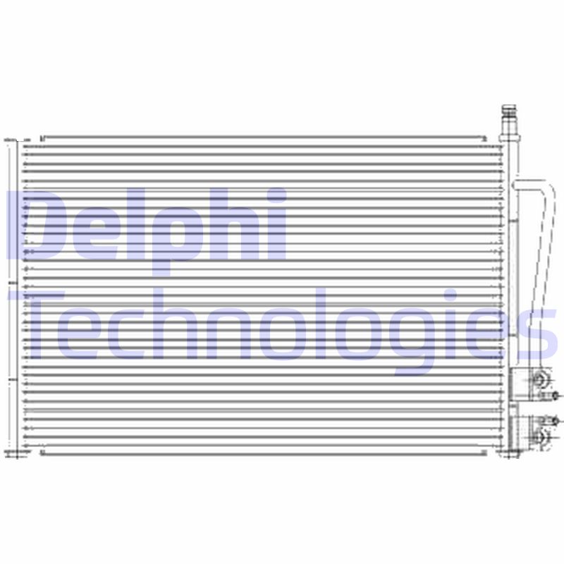 Delphi Diesel Airco condensor TSP0225459