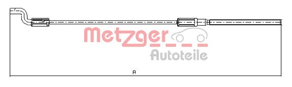 Metzger Handremkabel 10.7621