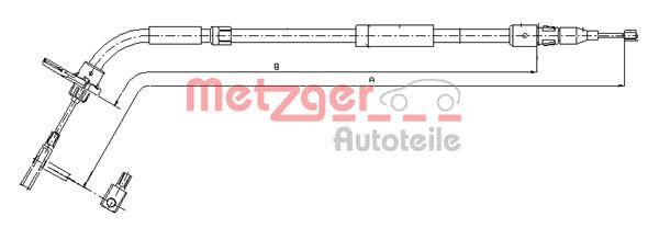 Metzger Handremkabel 10.9334