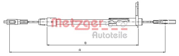 Metzger Handremkabel 10.9442