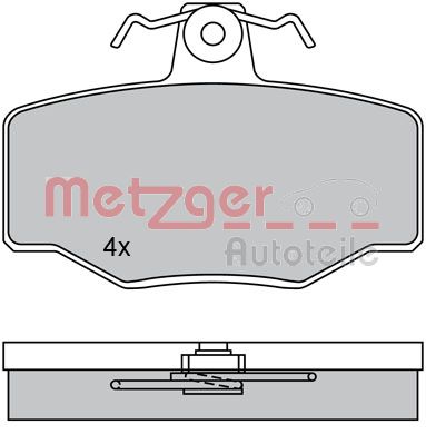 Metzger Remblokset 1170076