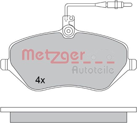 Metzger Remblokset 1170346