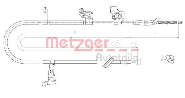 Metzger Handremkabel 17.5060