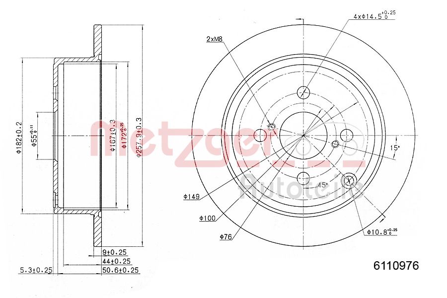 Metzger Remschijven 6110976