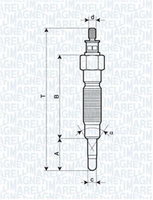 Magneti Marelli Gloeibougie 062900064304