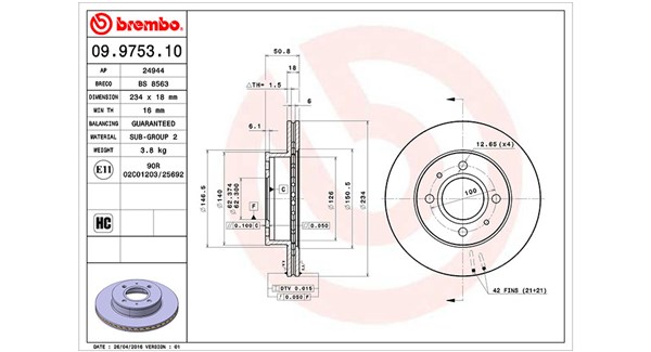 Magneti Marelli Remschijven 360406027200