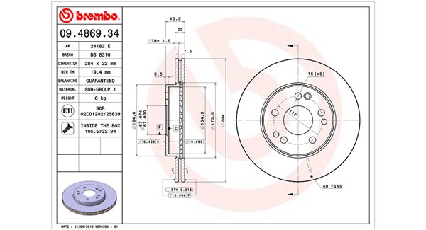 Magneti Marelli Remschijven 360406031200