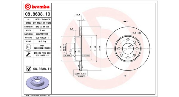 Magneti Marelli Remschijven 360406039200